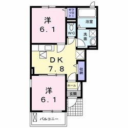 ユーズガーデン　Ⅱの物件間取画像